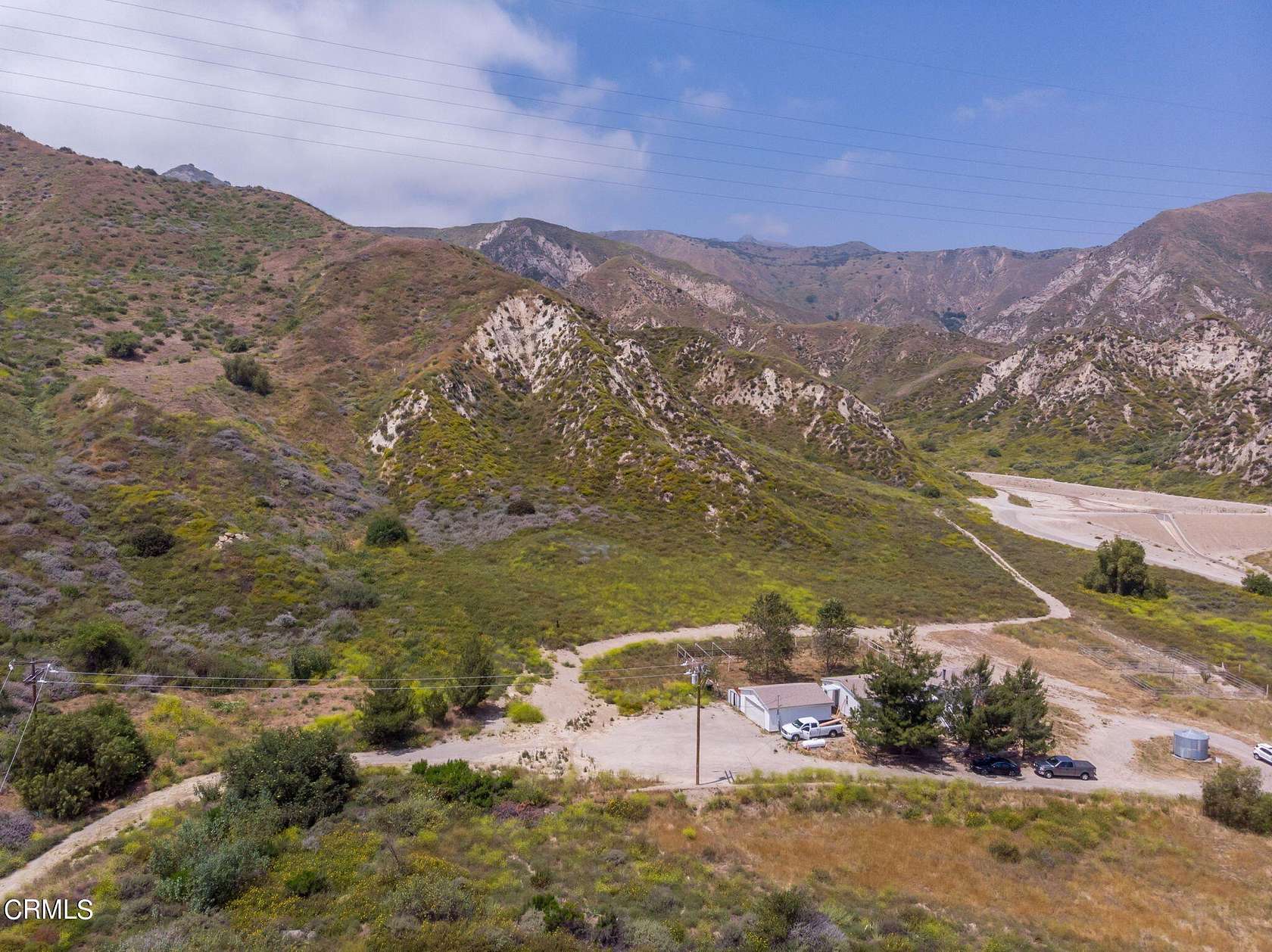 36.17 Acres of Land with Home for Lease in Piru, California