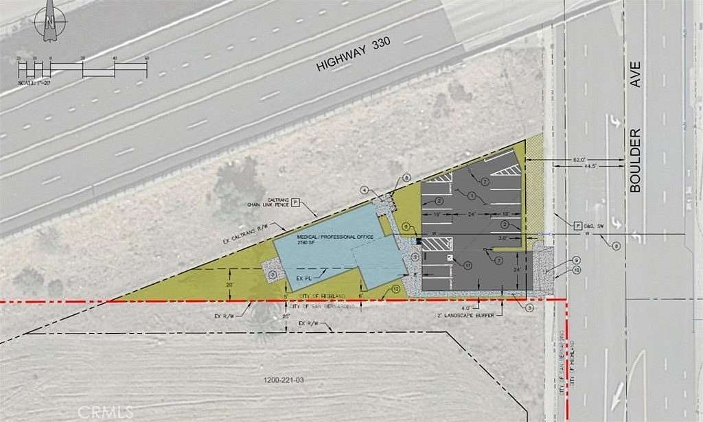 0.3 Acres of Mixed-Use Land for Sale in Highland, California