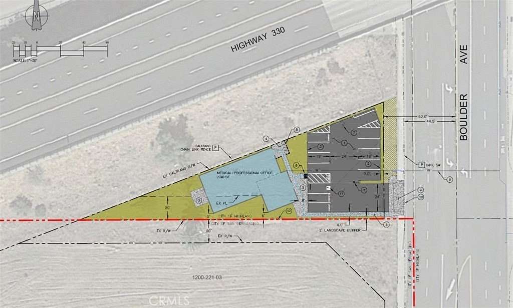 0.3 Acres of Mixed-Use Land for Sale in Highland, California