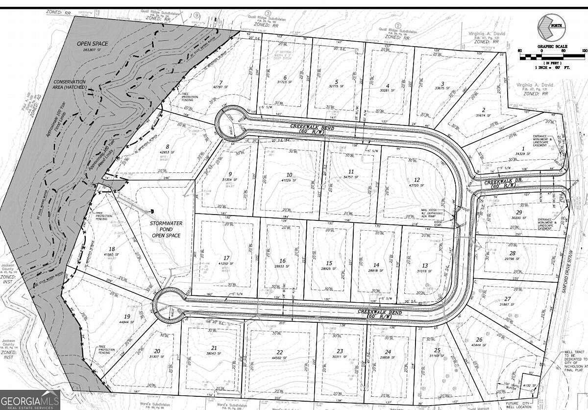 33 Acres of Land for Sale in Nicholson, Georgia