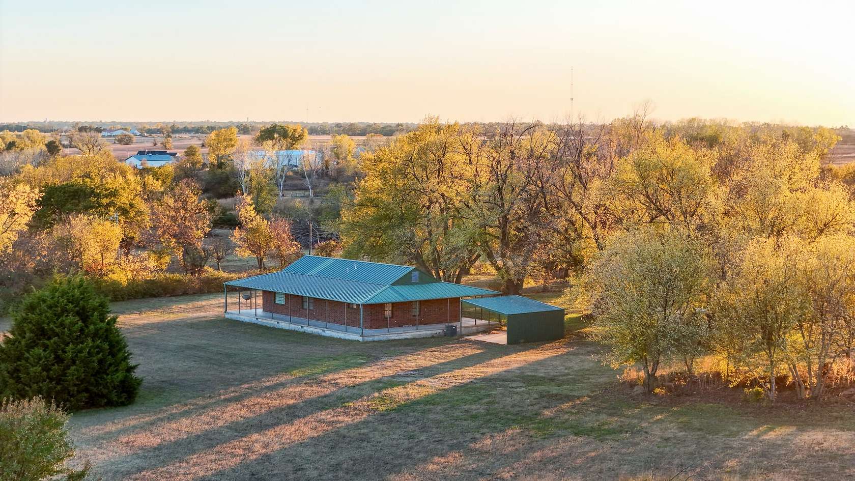 10 Acres of Recreational Land with Home for Sale in Ponca City, Oklahoma