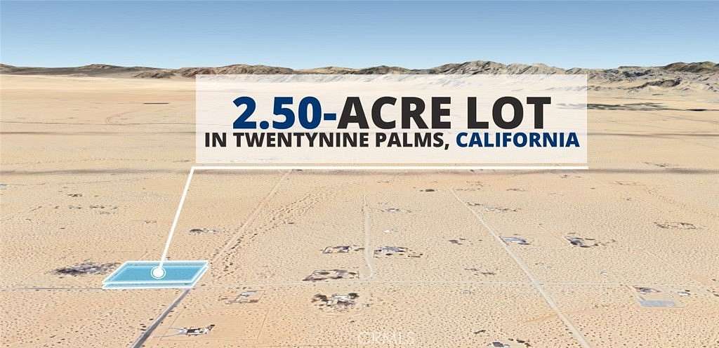 2.5 Acres of Land for Sale in Twentynine Palms, California