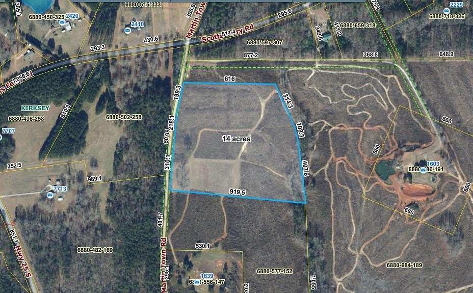 14 Acres of Recreational Land for Sale in Ninety Six, South Carolina