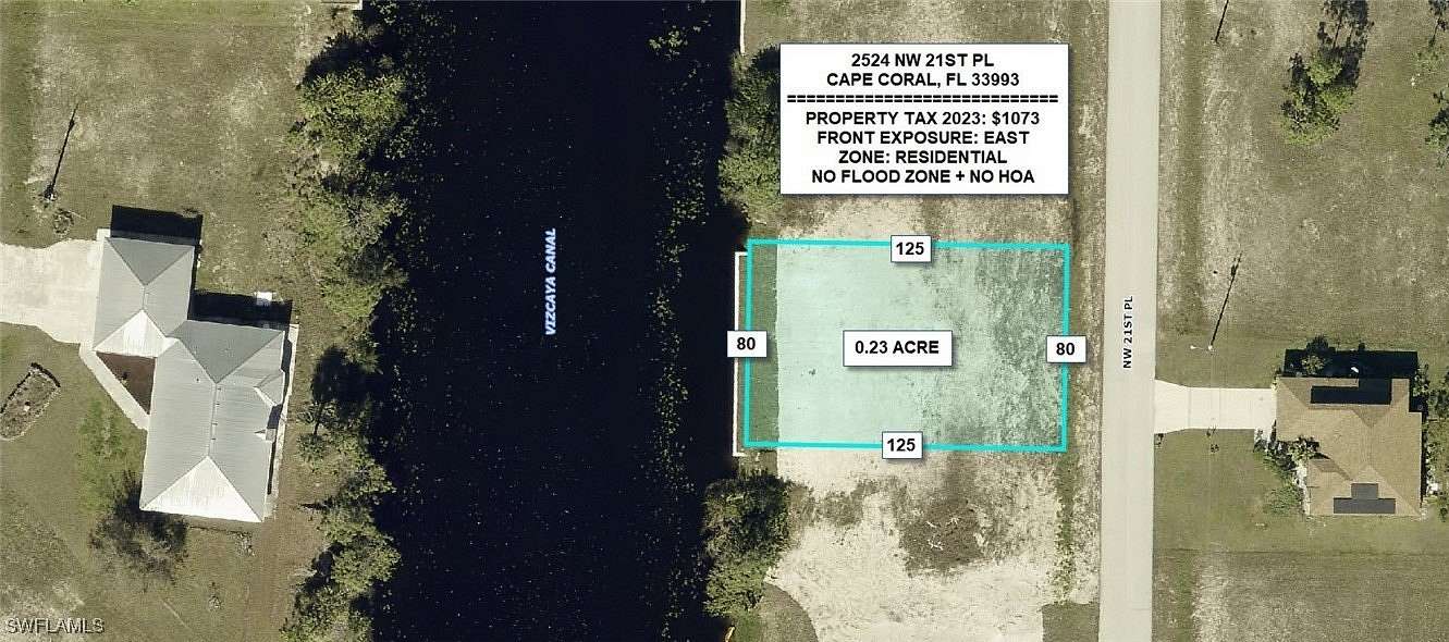 0.23 Acres of Residential Land for Sale in Cape Coral, Florida