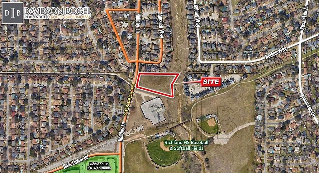 2.544 Acres of Land for Sale in North Richland Hills, Texas