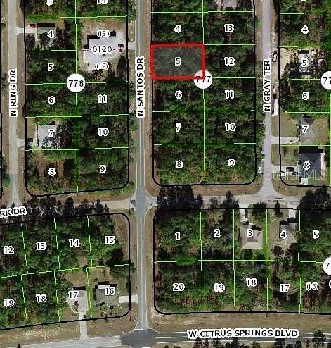 0.23 Acres of Residential Land for Sale in Citrus Springs, Florida