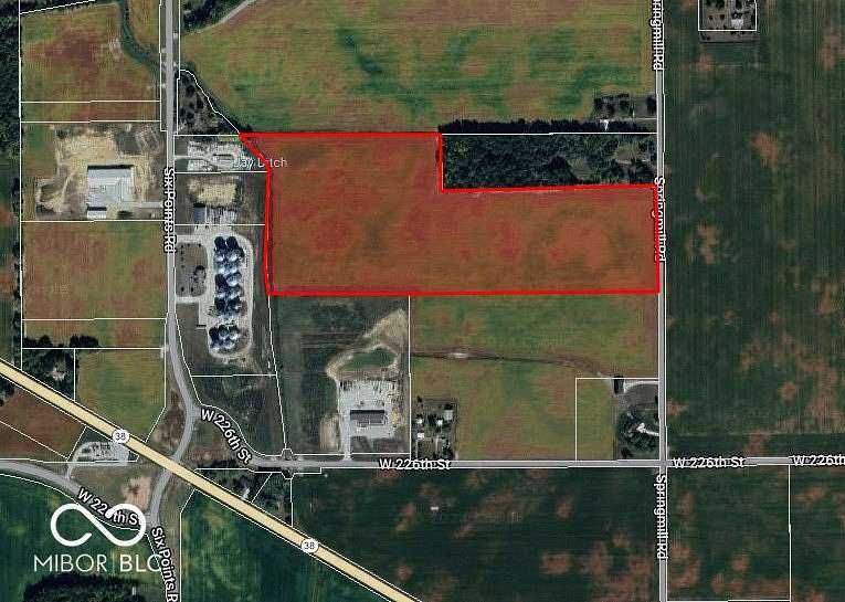 34.86 Acres of Commercial Land for Sale in Sheridan, Indiana