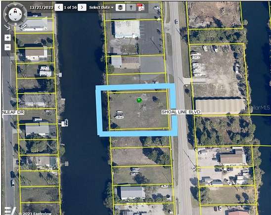 0.42 Acres of Mixed-Use Land for Sale in Hernando Beach, Florida