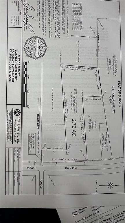 2.72 Acres of Land for Sale in Mabank, Texas