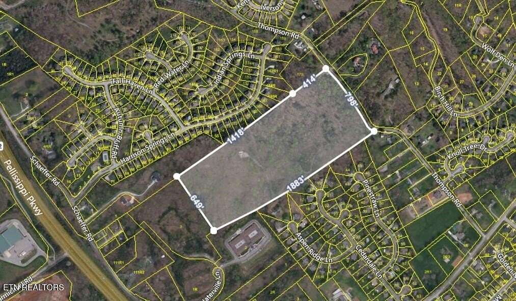 30.3 Acres of Land for Sale in Knoxville, Tennessee