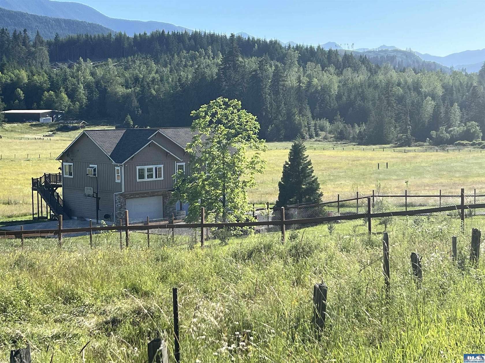 25.3 Acres of Land with Home for Sale in Sequim, Washington