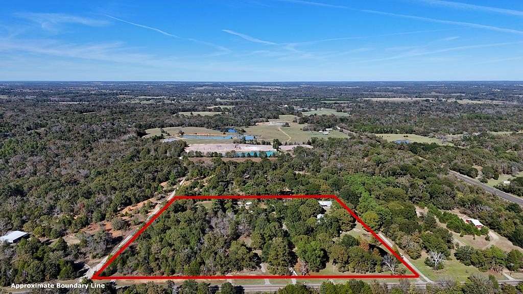 11.39 Acres of Recreational Land with Home for Sale in Athens, Texas