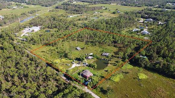 10.172 Acres of Land with Home for Sale in North Fort Myers, Florida