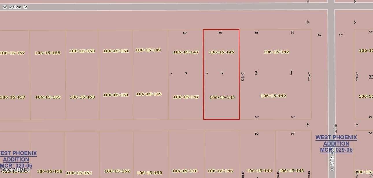 0.14 Acres of Residential Land for Sale in Phoenix, Arizona