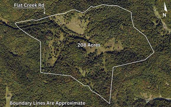 208 Acres of Recreational Land with Home for Auction in Alkol, West Virginia