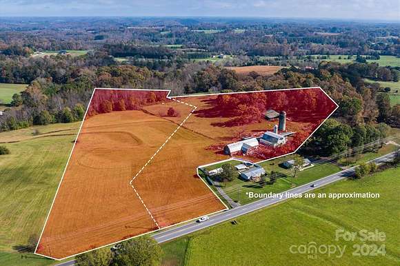 24.55 Acres of Recreational Land & Farm for Sale in Claremont, North Carolina