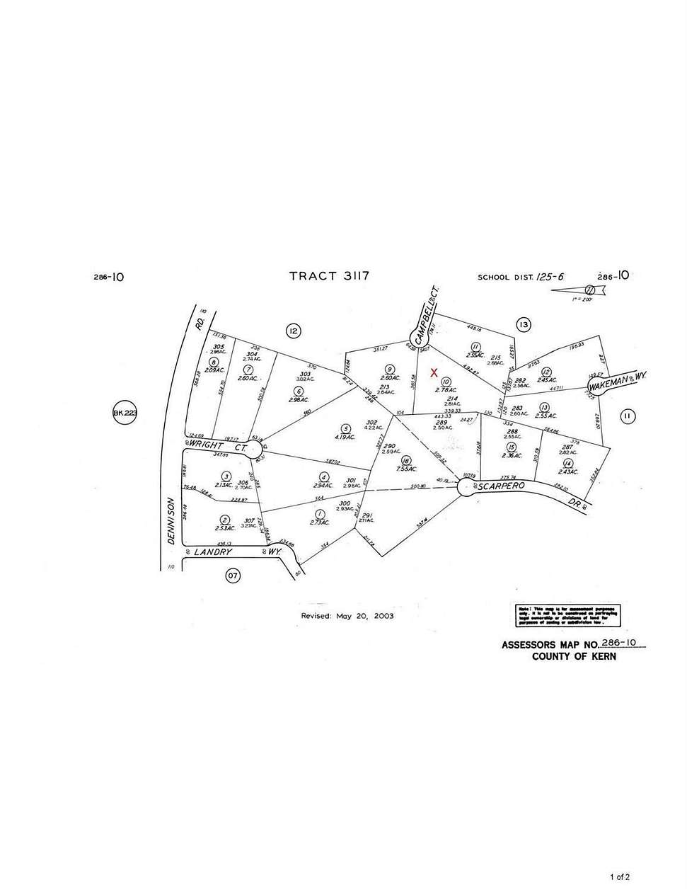 2.55 Acres of Residential Land for Sale in Tehachapi, California