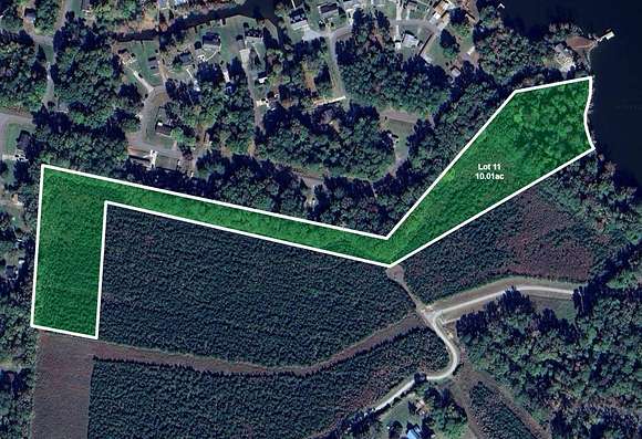 10.01 Acres of Land for Sale in Hertford, North Carolina