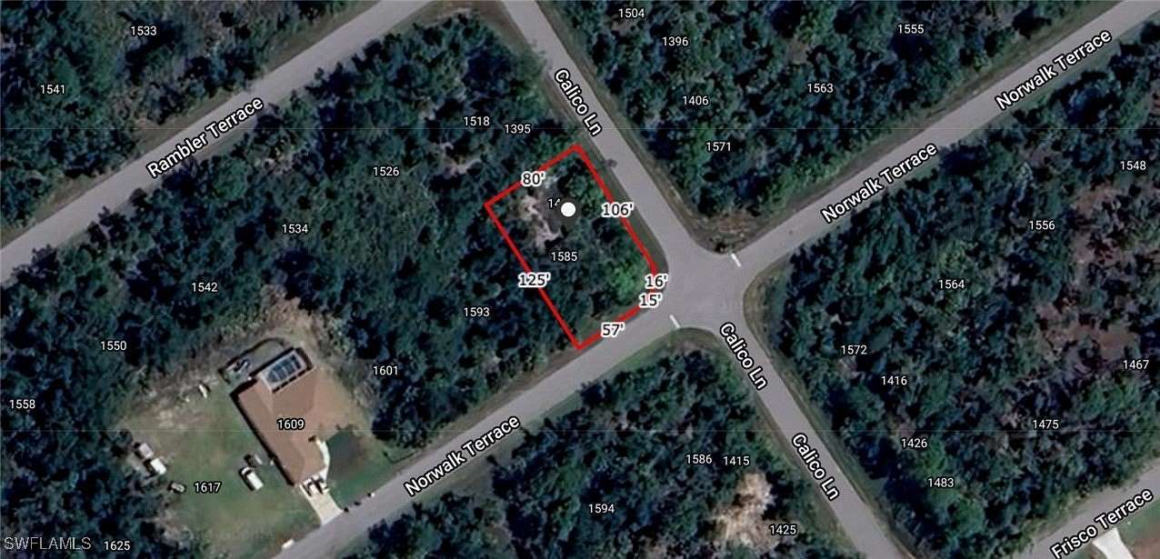 0.227 Acres of Residential Land for Sale in Port Charlotte, Florida