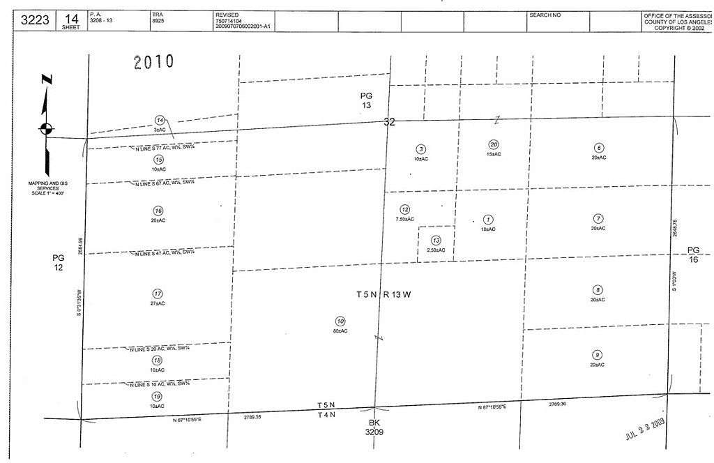 20.92 Acres of Land for Sale in Acton, California