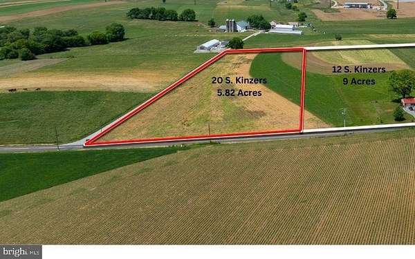 5.8 Acres of Commercial Land for Sale in Kinzers, Pennsylvania