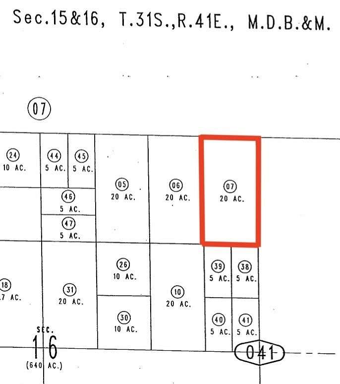 20 Acres of Recreational Land for Sale in Kramer Junction, California