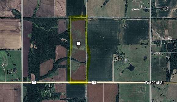 40 Acres of Agricultural Land for Sale in Osawatomie, Kansas