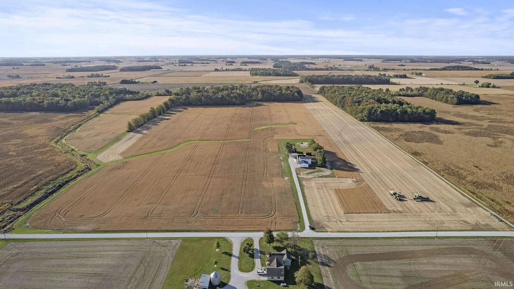 96.89 Acres of Agricultural Land for Auction in Liberty Center, Indiana