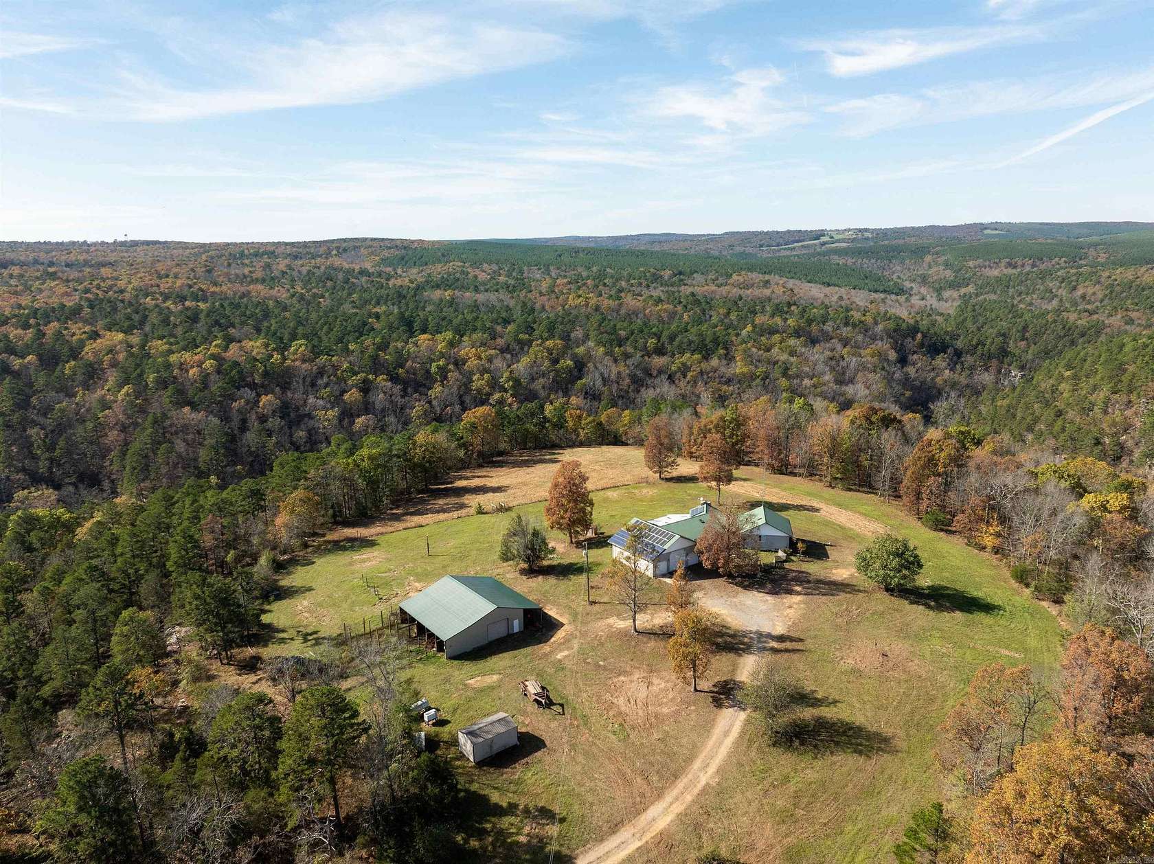 221 Acres of Agricultural Land with Home for Sale in Concord, Arkansas