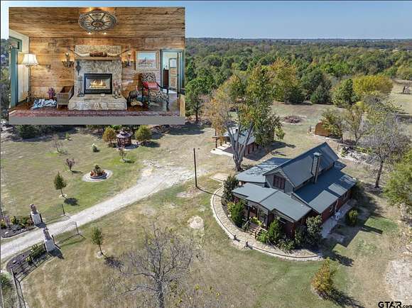 14.513 Acres of Land with Home for Sale in Emory, Texas