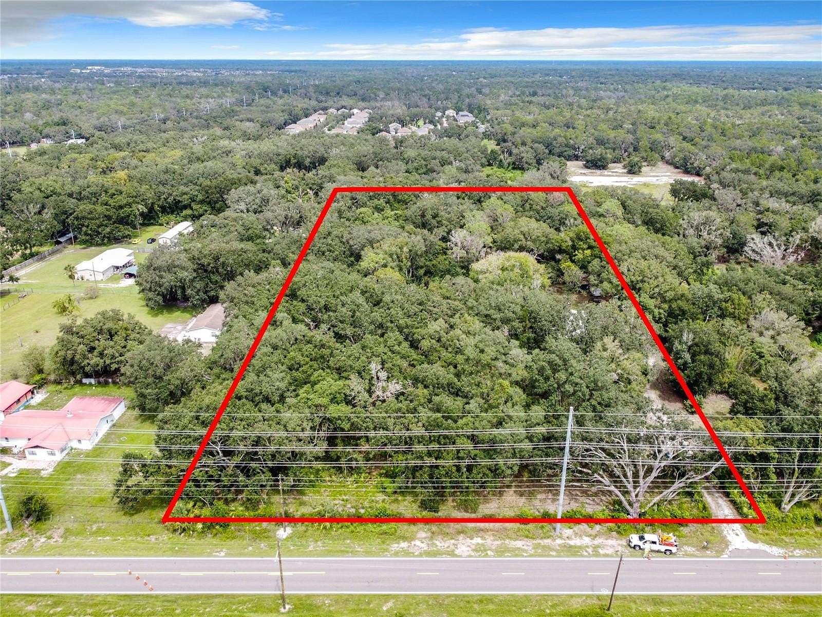 5 Acres of Residential Land with Home for Sale in Riverview, Florida