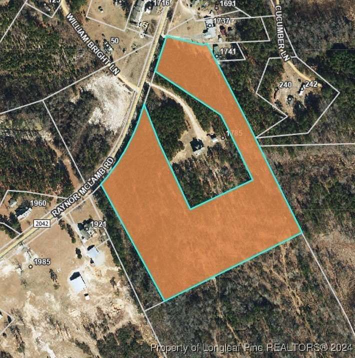 12.91 Acres of Land for Sale in Linden, North Carolina