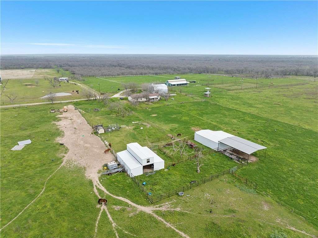 80 Acres of Agricultural Land with Home for Sale in Groesbeck, Texas