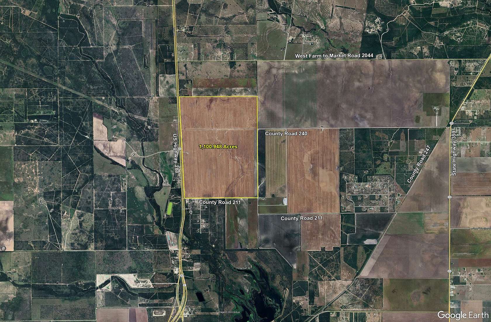 3,820 Acres of Agricultural Land for Sale in Alice, Texas