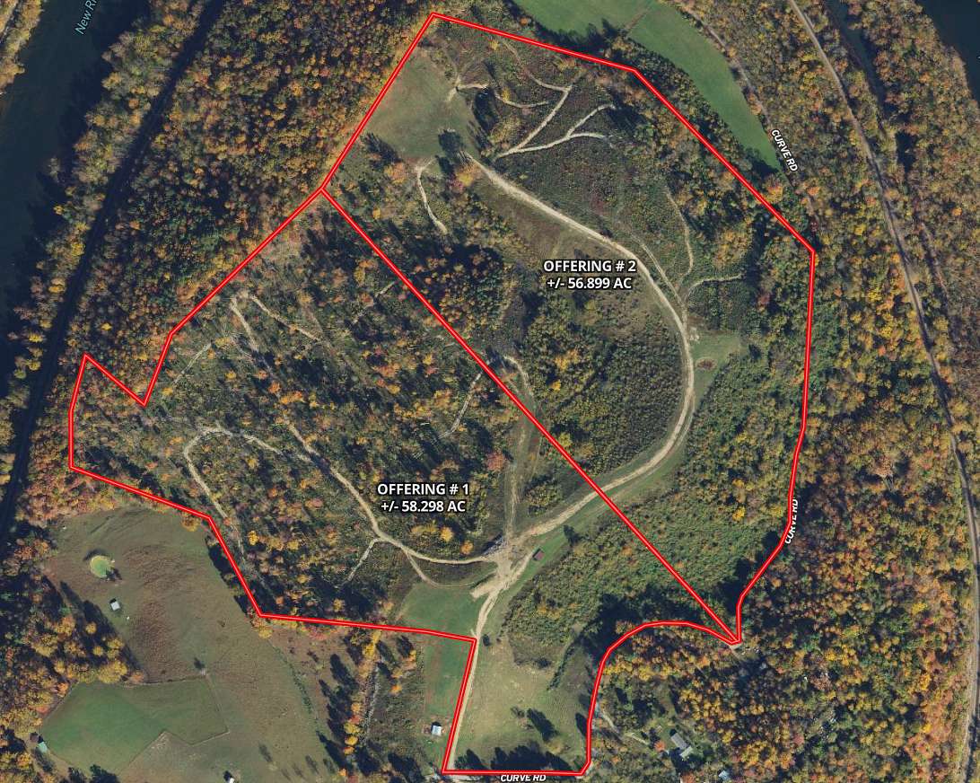 56.899 Acres of Recreational Land & Farm for Sale in Pearisburg, Virginia