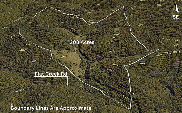 208 Acres of Recreational Land & Farm for Sale in Alkol, West Virginia