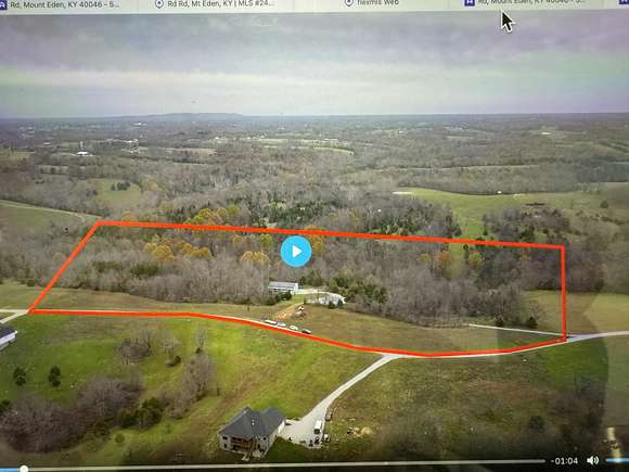 16 Acres of Land with Home for Sale in Mount Eden, Kentucky