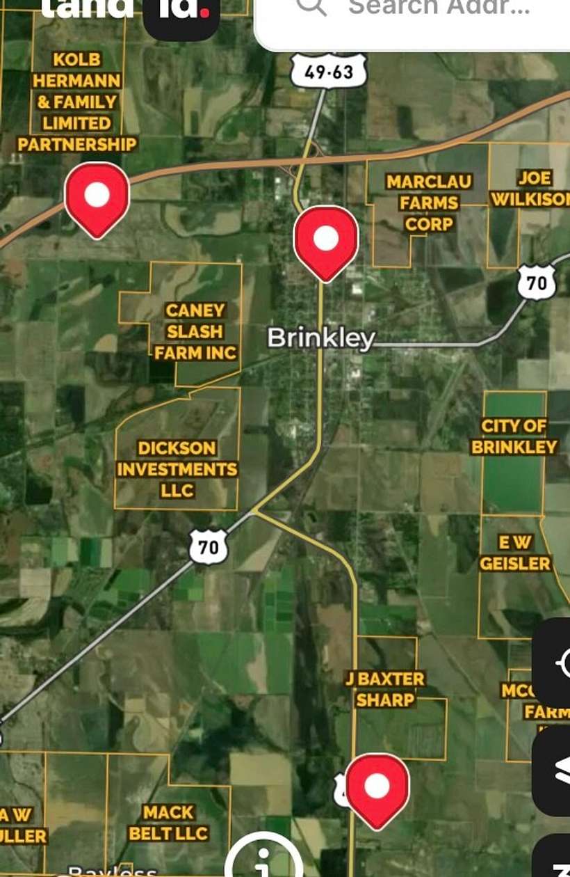 396 Acres of Agricultural Land for Sale in Brinkley, Arkansas