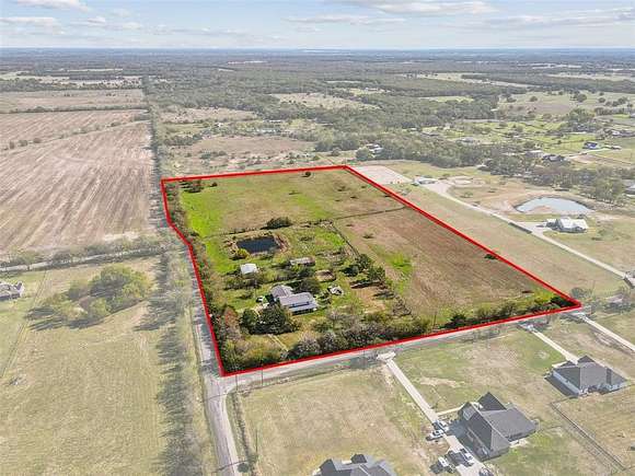 14.92 Acres of Land with Home for Sale in Royse City, Texas