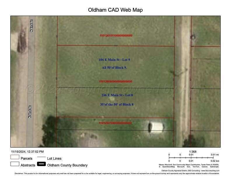 0.39 Acres of Residential Land for Sale in Vega, Texas