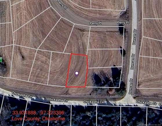 0.18 Acres of Residential Land for Sale in Burneyville, Oklahoma