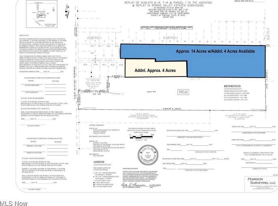 14 Acres of Land for Sale in Streetsboro, Ohio