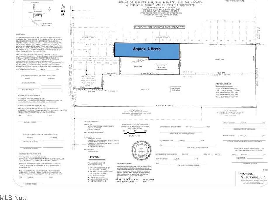 4.2 Acres of Residential Land for Sale in Streetsboro, Ohio