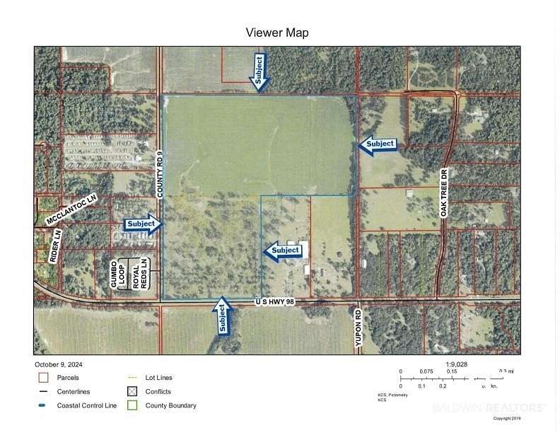118 Acres of Land for Sale in Magnolia Springs, Alabama