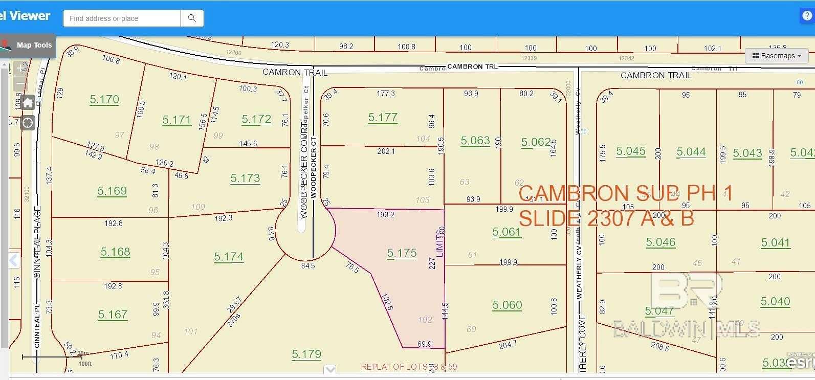 0.84 Acres of Residential Land for Sale in Spanish Fort, Alabama