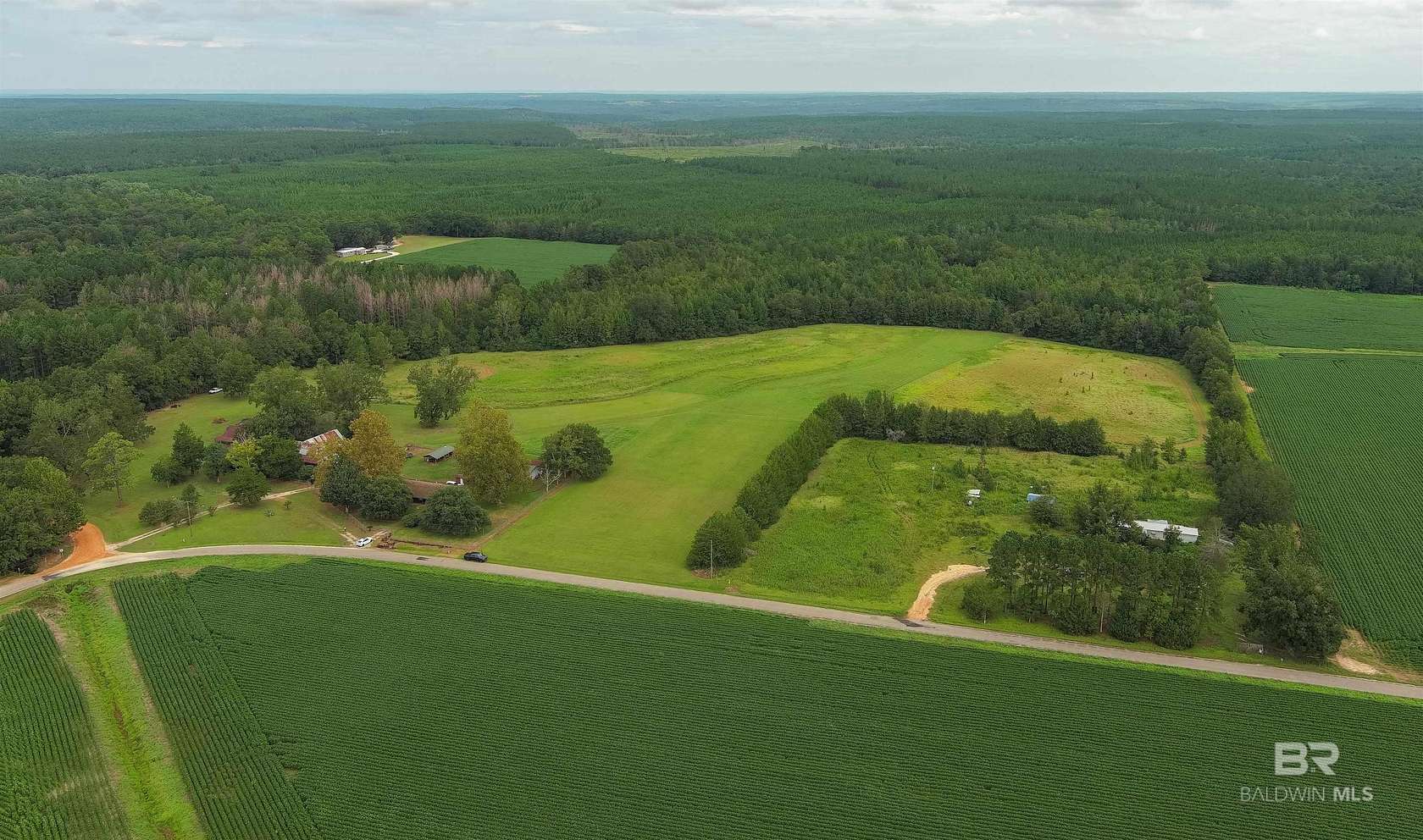 38 Acres of Land with Home for Sale in Atmore, Alabama