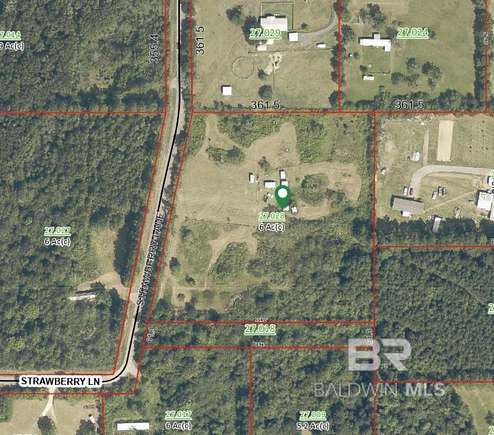 5.939 Acres of Residential Land for Sale in Robertsdale, Alabama