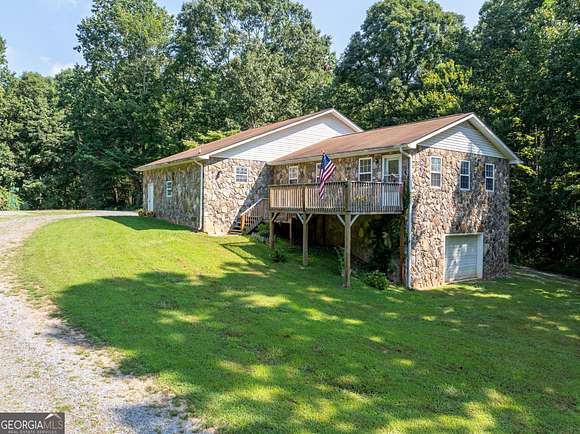 10.15 Acres of Land with Home for Sale in Ellijay, Georgia