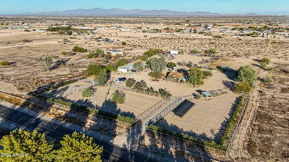 9.7 Acres of Residential Land with Home for Sale in Tonopah, Arizona