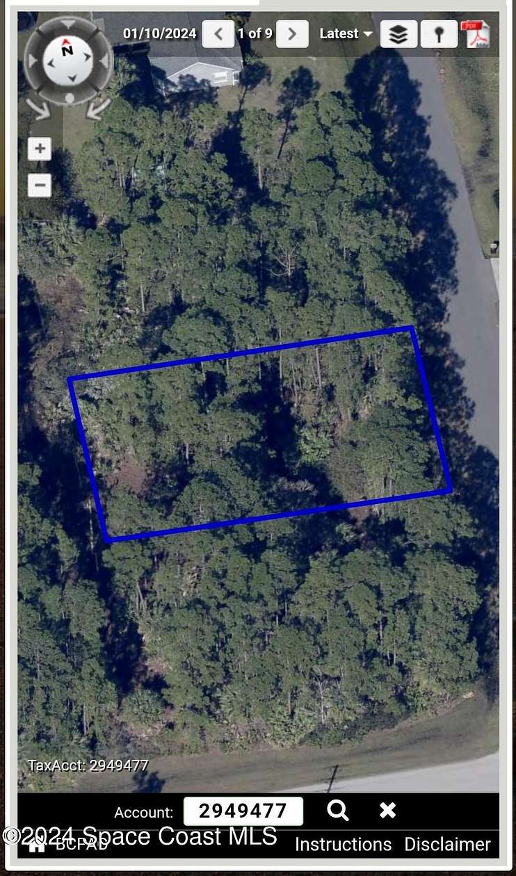 0.23 Acres of Residential Land for Sale in Palm Bay, Florida